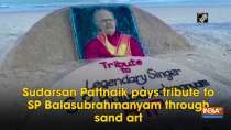 Sudarsan Pattnaik pays tribute to SP Balasubrahmanyam through sand art
