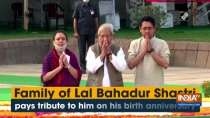 Family of Lal Bahadur Shastri pays tribute to him on his birth anniversary