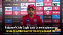 Return of Chris Gayle gave us so much energy: Murugan Ashwin after winning against RCB