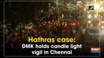 Hathras case: DMK holds candle light vigil in Chennai