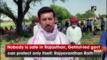 Nobody is safe in Rajasthan, Gehlot-led govt can protect only itself: Rajyavardhan Rathore