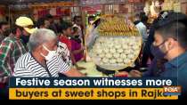 Festive season witnesses more buyers at sweet shops in Rajkot