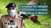 5 arrested for alleged involvement in cricket betting in Meerut