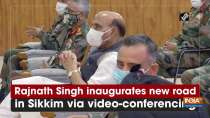 Rajnath Singh inaugurates new road in Sikkim via video-conferencing