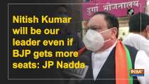 Nitish Kumar will be our leader even if BJP gets more seats: JP Nadda