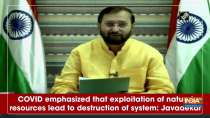 COVID emphasized that exploitation of natural resources lead to destruction of system: Javadekar
