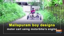 Mallapuram boy designs motor cart using motorbike