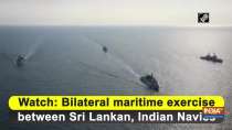 Watch: Bilateral maritime exercise between Sri Lankan, Indian Navies