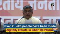 Over 21 lakh people have been made digitally literate in Bihar: RS Prasad