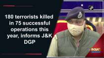 180 terrorists killed in 75 successful operations this year, informs JK DGP