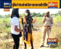 Cops and locals tries to stop IndiaTV reporters from meeting the victim