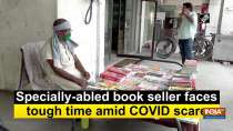 Specially-abled book seller faces tough time amid COVID scare
