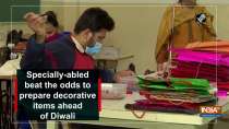 Specially-abled beat the odds to prepare decorative items ahead of Diwali