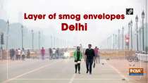Layer of smog envelopes Delhi
