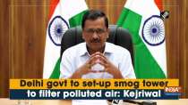 Delhi govt to set-up Smog tower to filter polluted air: Kejriwal