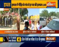 Hathras case: SP workers lathicharged by police for blocking roads, pelting stones