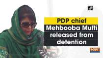PDP chief Mehbooba Mufti released from detention