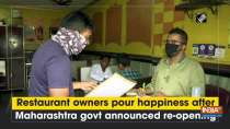 Restaurant owners pour happiness after Maharashtra govt announced re-opening