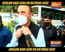 Congress leader Ghulam Nabi Azad on Hathras gangrape case