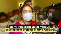 Smriti Irani inaugurates various development projects in UP