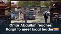 Omar Abdullah reaches Kargil to meet local leaders