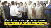 Delhi govt sets up decomposer system to fight stubble burning
