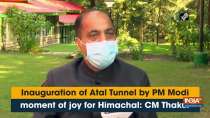 Inauguration of Atal Tunnel by PM Modi moment of joy for Himachal: CM Thakur