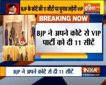 Bihar Polls: BJP spares 11 seats to associate partner VIP from its quota