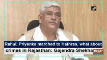 Rahul, Priyanka marched to Hathras, what about crimes in Rajasthan: Gajendra Shekhawat