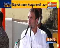 Bihar Election 2020: Rahul Gandhi addresses rally in Nawada