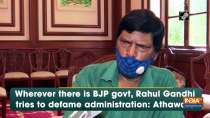 Wherever there is BJP govt, Rahul Gandhi tries to defame administration: Athawale