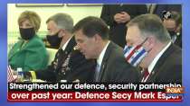 Strengthened our defence, security partnership over past year: Defence Secy Mark Esper