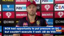 RCB had opportunity to put pressure on DC but couldn