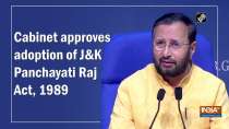 Cabinet approves adoption of J-K Panchayati Raj Act, 1989