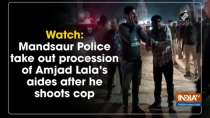 Watch: Mandsaur Police take out procession of Amjad Lala