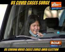 US coronavirus cases surge amid election battle