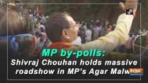 MP by-polls: Shivraj Chouhan holds massive roadshow in MP