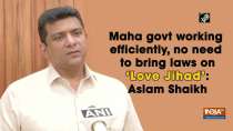 Maha govt working efficiently, no need to bring laws on 