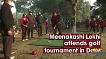 Meenakashi Lekhi attends golf tournament in Delhi