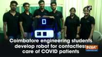 Coimbatore engineering students develop robot for contactless care of COVID patients