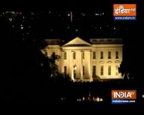 Lights go out outside White House