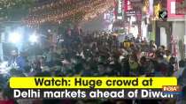 Watch: Huge crowd at Delhi markets ahead of Diwali
