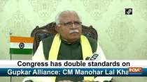 Congress has double standards on Gupkar Alliance: CM Manohar Lal Khattar