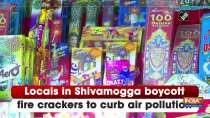 Locals in Shivamogga boycott fire crackers to curb air pollution