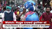 Watch: Huge crowd gather at Chura Bazaar in Ludhiana ahead of Diwali
