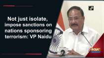 Not just isolate, impose sanctions on nations sponsoring terrorism: VP Naidu