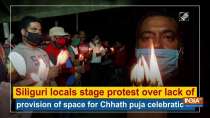 Siliguri locals stage protest over lack of provision of space for Chhath puja celebrations