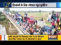 Special News | Traffic congestion at Delhi-Gurugram border due to farmers