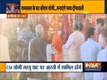 CM Yogi Adityanath offers prayers to Lord Ram at Ram Janmabhoomi site