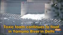Toxic foam continues to float in Yamuna River in Delhi